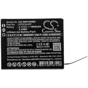 1000 mAh for Supremo SP523450P
