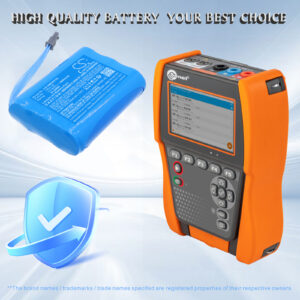 2600mAh Replacement Battery for SONEL MIC-2511, WAAKU29, AKU-29
