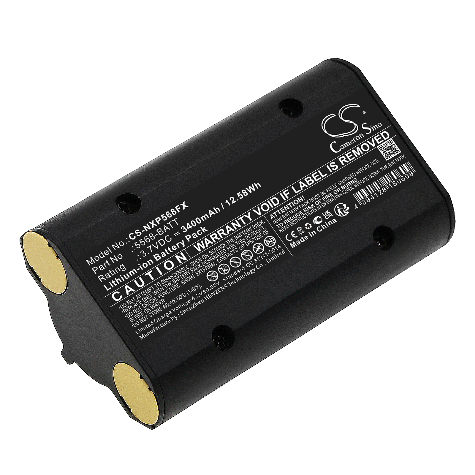 3400 mAh for Nightstick 5568-BATT