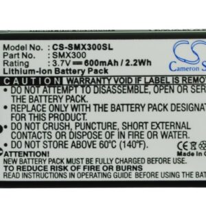600 mAh for Samsung X300
