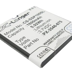 1600 mAh for Simvalley PX-3546,PX-3546-675