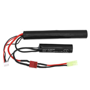 Airsoft Battery 11.1V 3100mAh Mini Rechargeable Tactical Aeg M4 Ak47 Small Lithium Ion Batteries with Deans to Tamiya for Airsoft Rifle