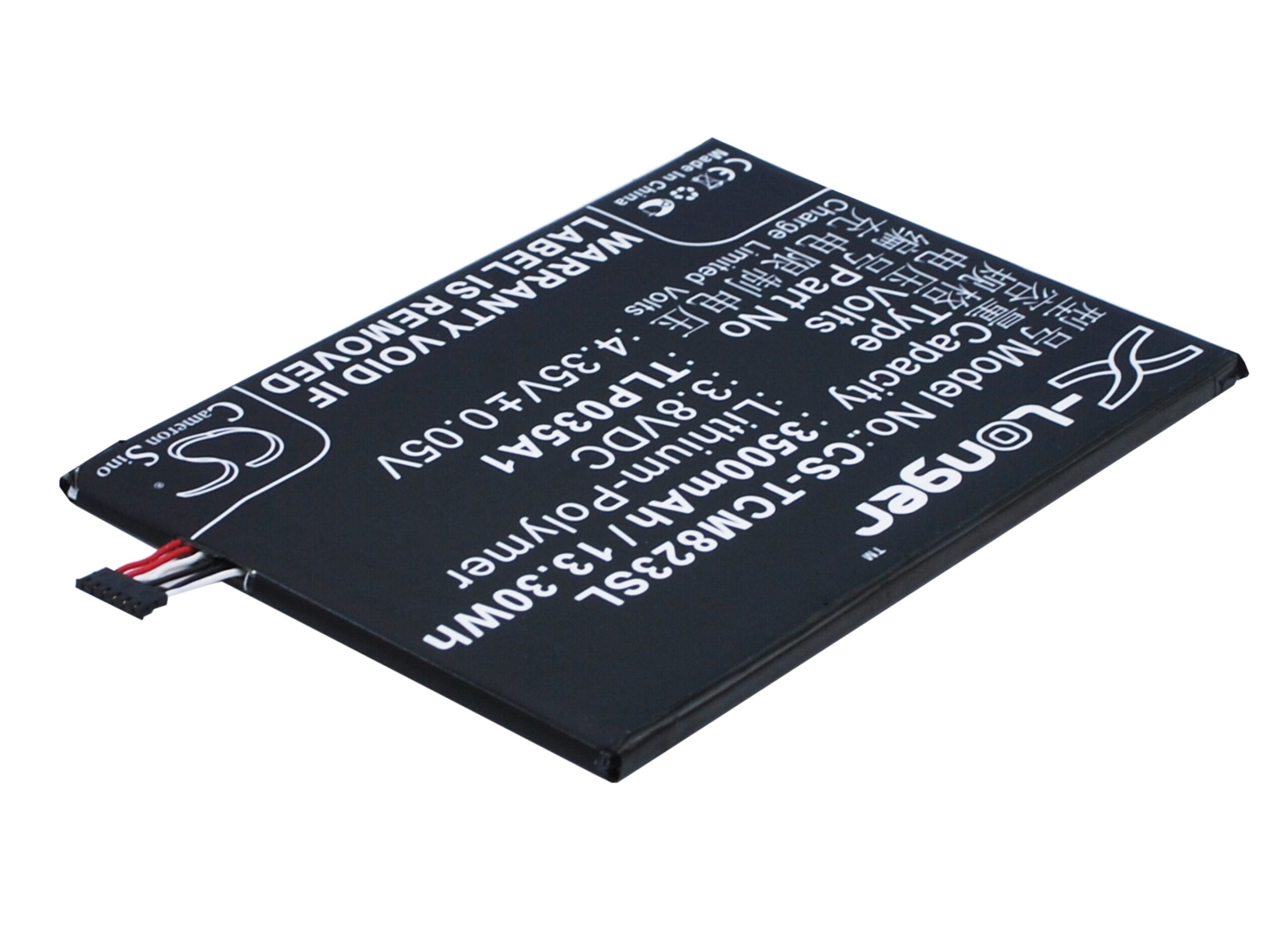 3500 mAh for Alcatel TLP035AJ