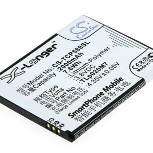 2000 mAh for TCL TLp020M7