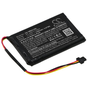 1100mAh Replacement Battery for TomTom AT6, Go 510, Go 520, Go 520 WIFI, VIA 62, Go Basic 6″