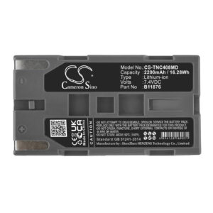 2200 mAh for TSI INC B11876,BLI-195