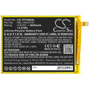 3650 mAh for Neffos NBL-40A3730