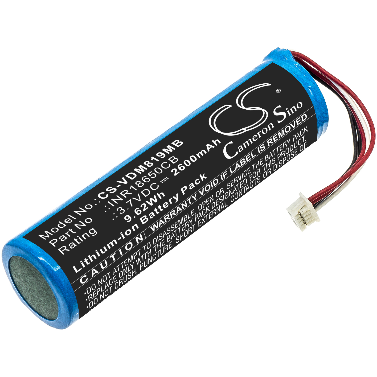 2600 mAh for V Tech INR18650CB