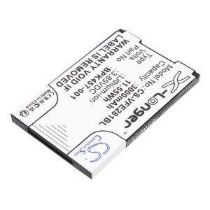 Replacement Battery for Verifone BPK457-001, e280s, e280s V2, Lithium-ion 3000mAh
