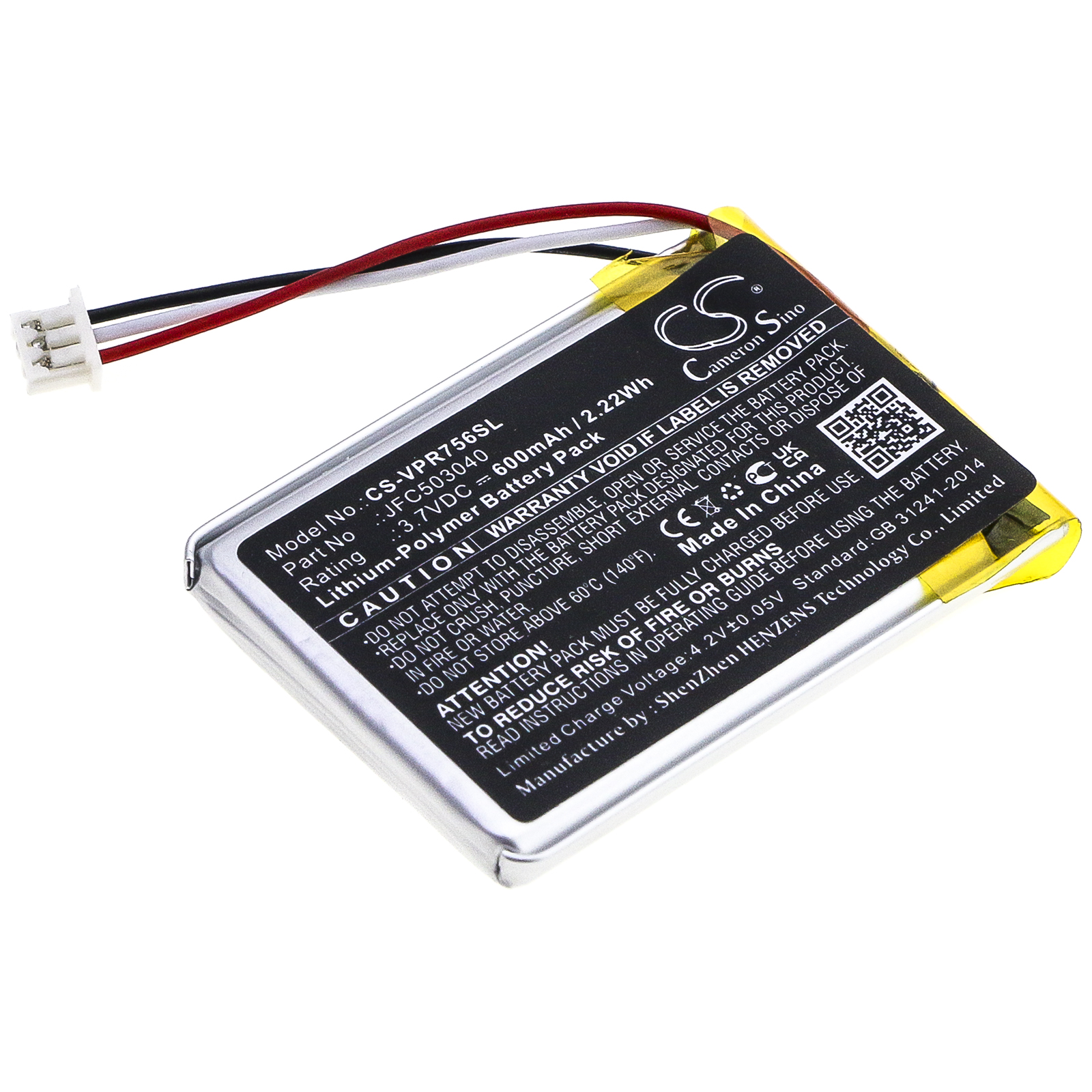 600 mAh for Clifford 7541X