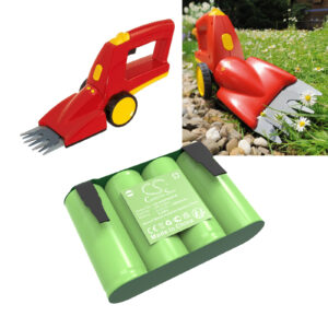 Replacement Battery for Wolf Garten Accu 60, NiMH 2000mAh 4.8V