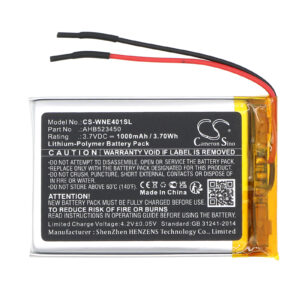 1000 mAh for Weenect AHB523450
