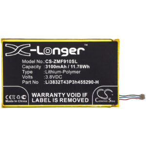 3100 mAh for ZTE Li3832T43P3h455290-H