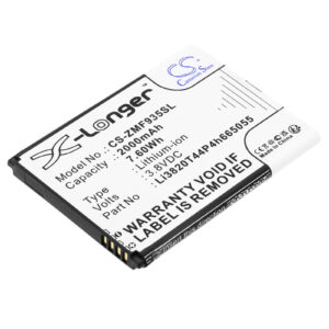 2000 mAh for ZTE Li3820T44P4h665055