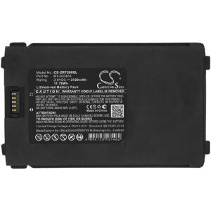 3100 mAh for Zebra BT-000409,BTRY-TC2X-1XMA1-01