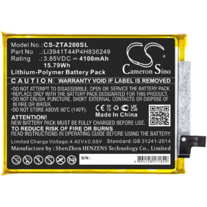 4100 mAh for ZTE Li3941T44P4H836249