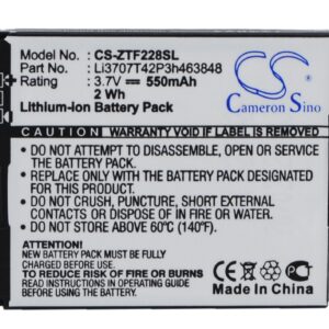 550 mAh for BenQ 228,T60