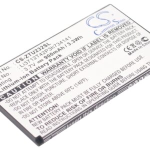 900 mAh for ZTE Li3712T42P3h734141