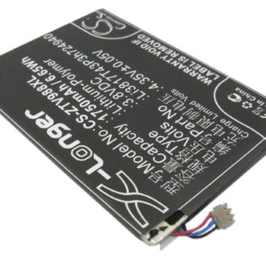 1750 mAh for NET10 NTZEZ753G3P5P,Paragon,Paragon 4G,Z753G