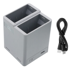 USB Two-way Charging Hub Battery Charger for DJI Mini 3, Mini 3 Pro Drone Quadcopter
