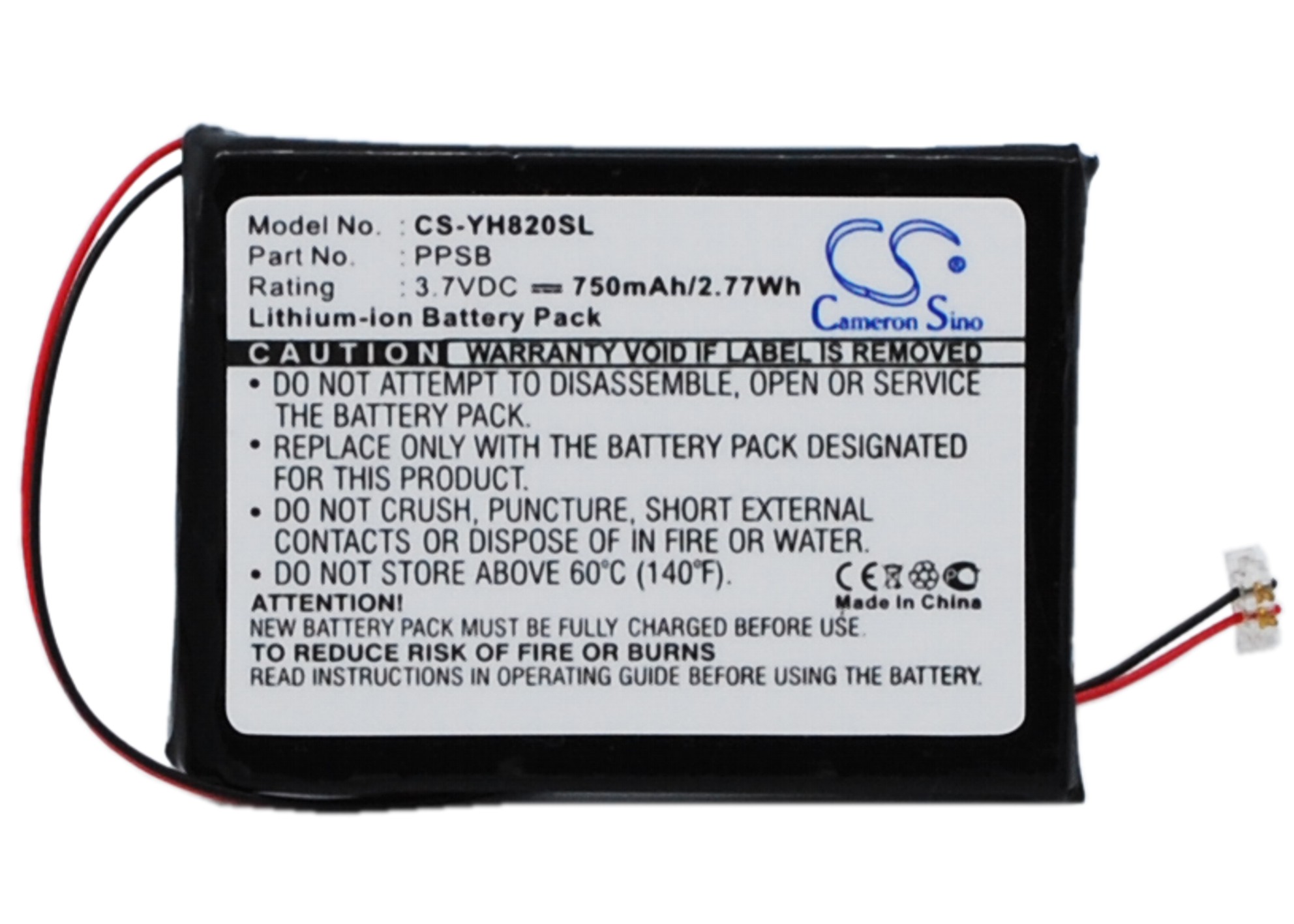 750 mAh for Samsung PPSB