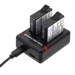 Triple USB Charger Gopro Hero 5, Hero 6, Hero 7, Hero 8 With USB Cable