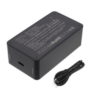Dual Battery charging box for Insta360 One X5, CINSBAHA With USB-C