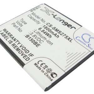 1800 mAh for Samsung B105BC,B105BE,B105BK,B105BU