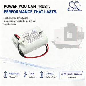 4400mAh Battery for Mazak Machine Tool PLC CNC