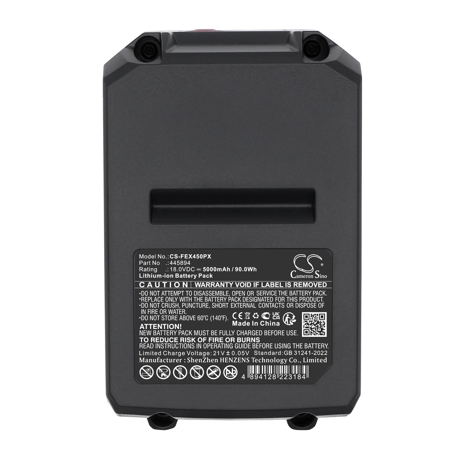 Replacement Battery for FLEX CS 45 18.0-EC C Compact cordless circular saw, Lithium-ion 5000mAh 18V