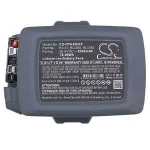 2000 mAh for Husqvarna 110iL,115iHD45,115iHD55,115iL,115iPT4,120i,120iB,136LiC String Trimmer,136LiL,215iHD45