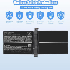 4700mAh Replacement Battery for Lenovo L23M4PE1, L23B4PE1, L23C4PE1, L23D4PE1, L23L4PE1, L23M4PE1, SB11M35209, SB11M35210, ThinkBook 13x Gen 4 IMH (21KR)