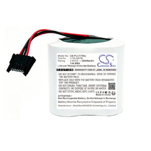 38000mAh Replacement Battery for Allen Bradley 1756-BATA, 1756-BATM, 1756-BATM, 1756-L55M12, 1756-L55M13, 1756-L55M14, 1756-L55M16, 1756-L55M1x, 1756-L55M22, 1756-L55M23, 1756-L55M24, 1756-L55M2x