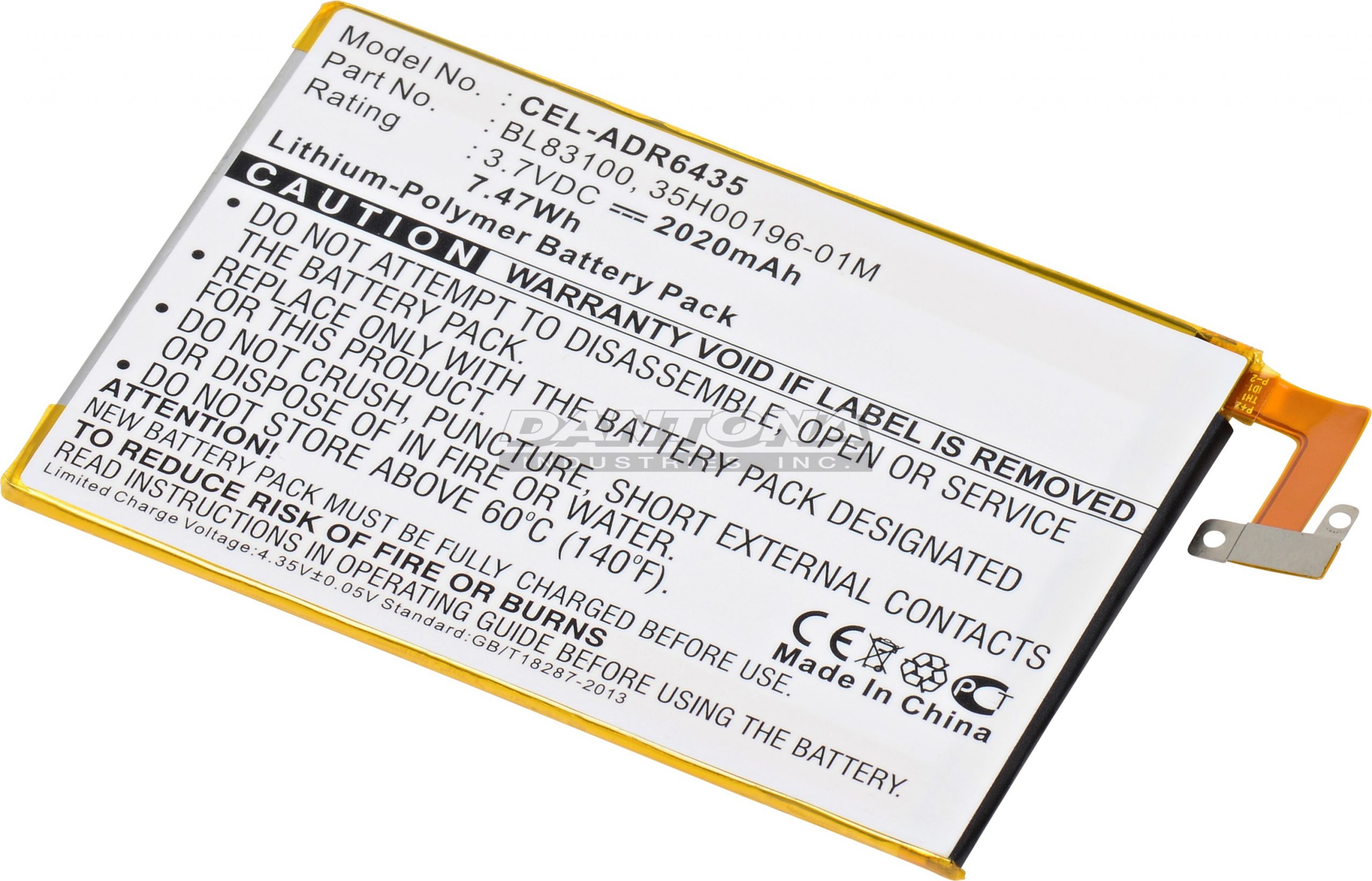 CEL-ADR6435 - Dantona Batteries