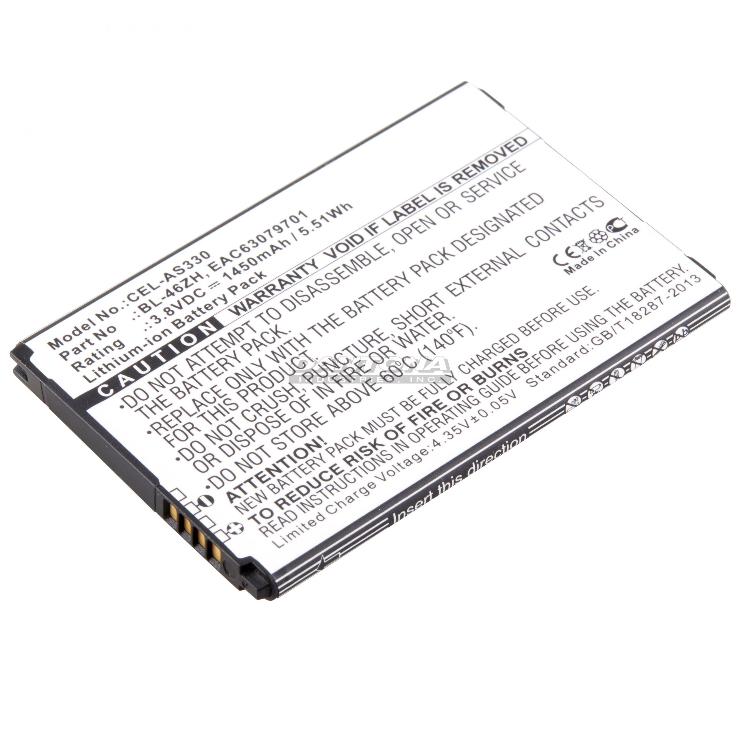 CEL-AS330 - Dantona Batteries