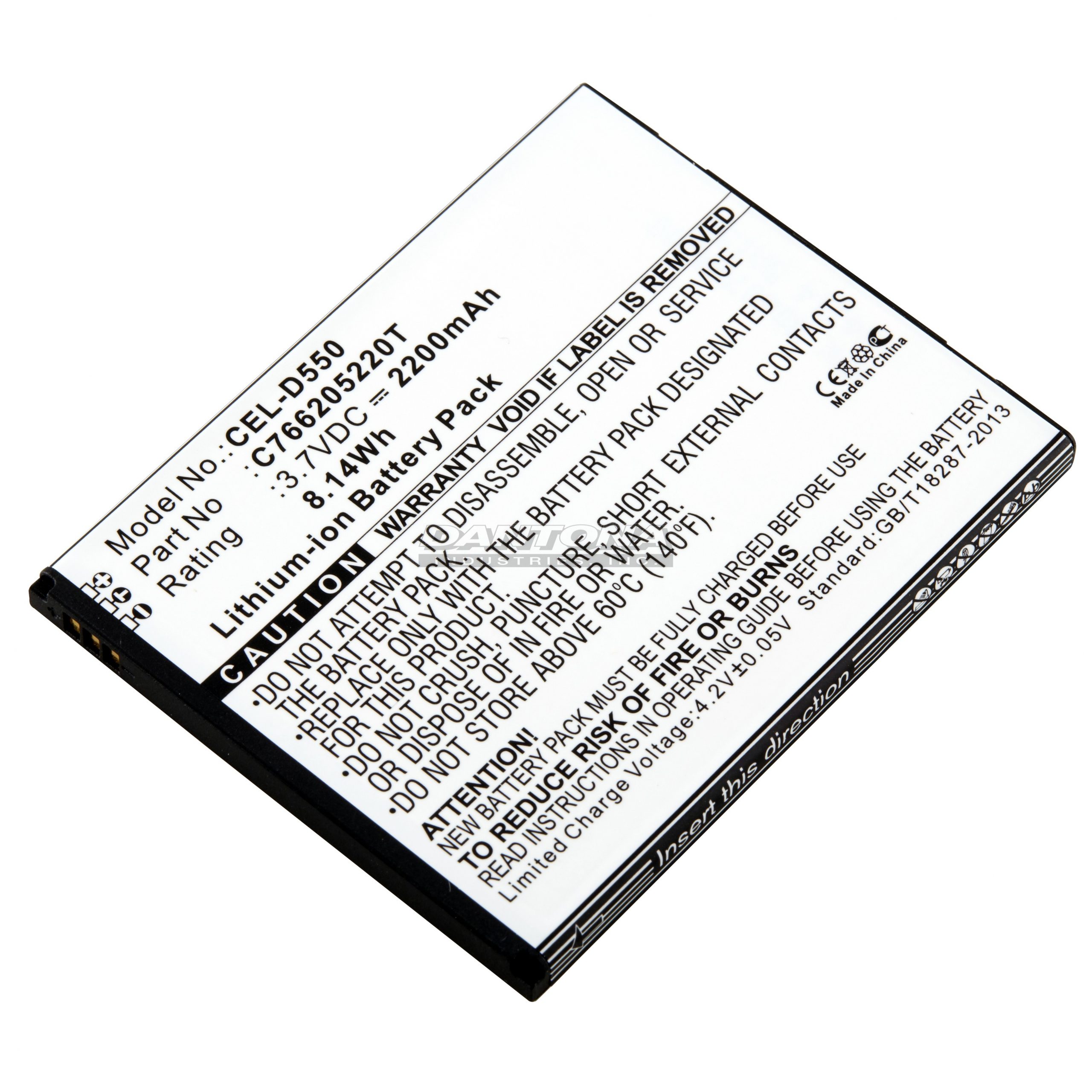 CEL-D550 - Dantona Batteries