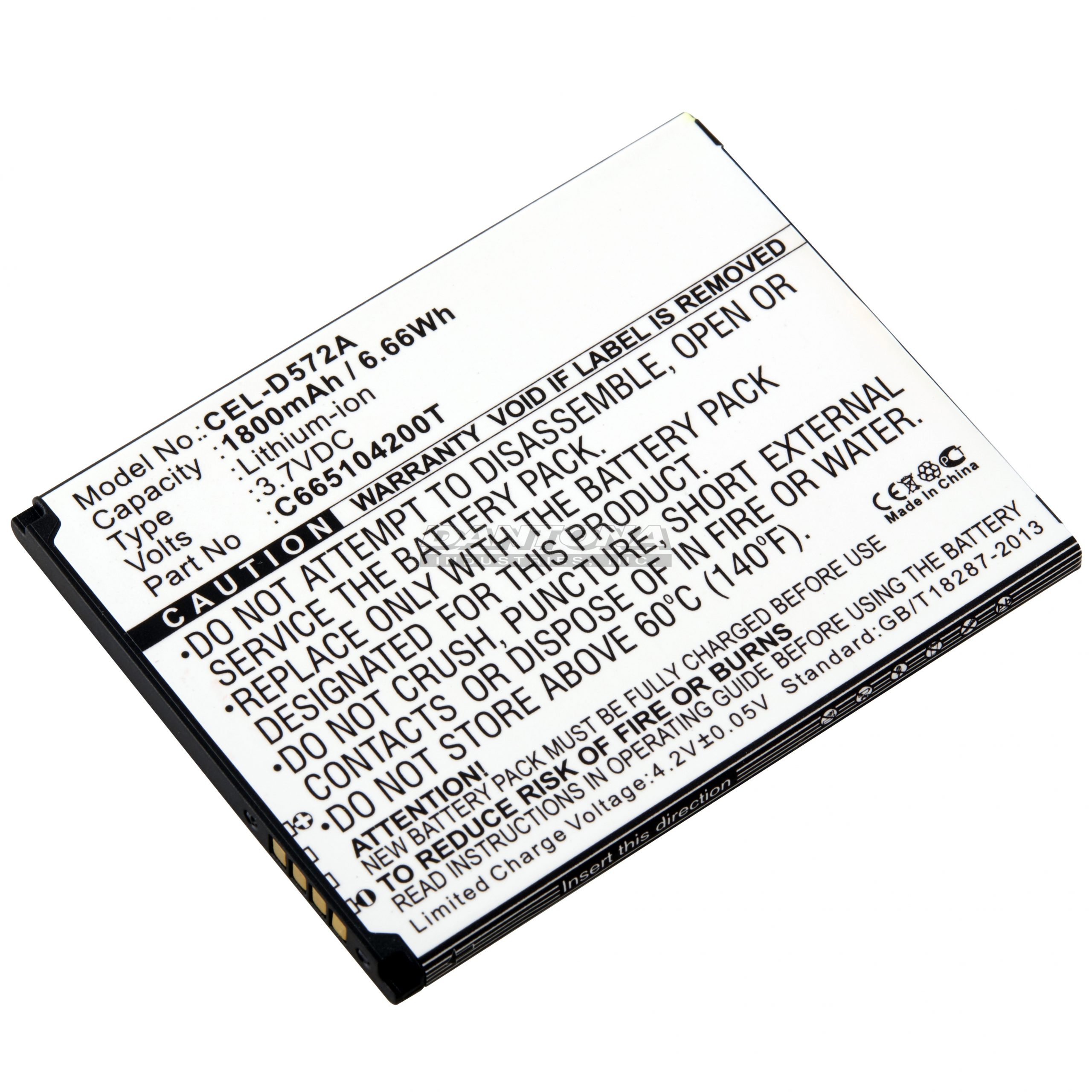 CEL-D572A - Dantona Batteries