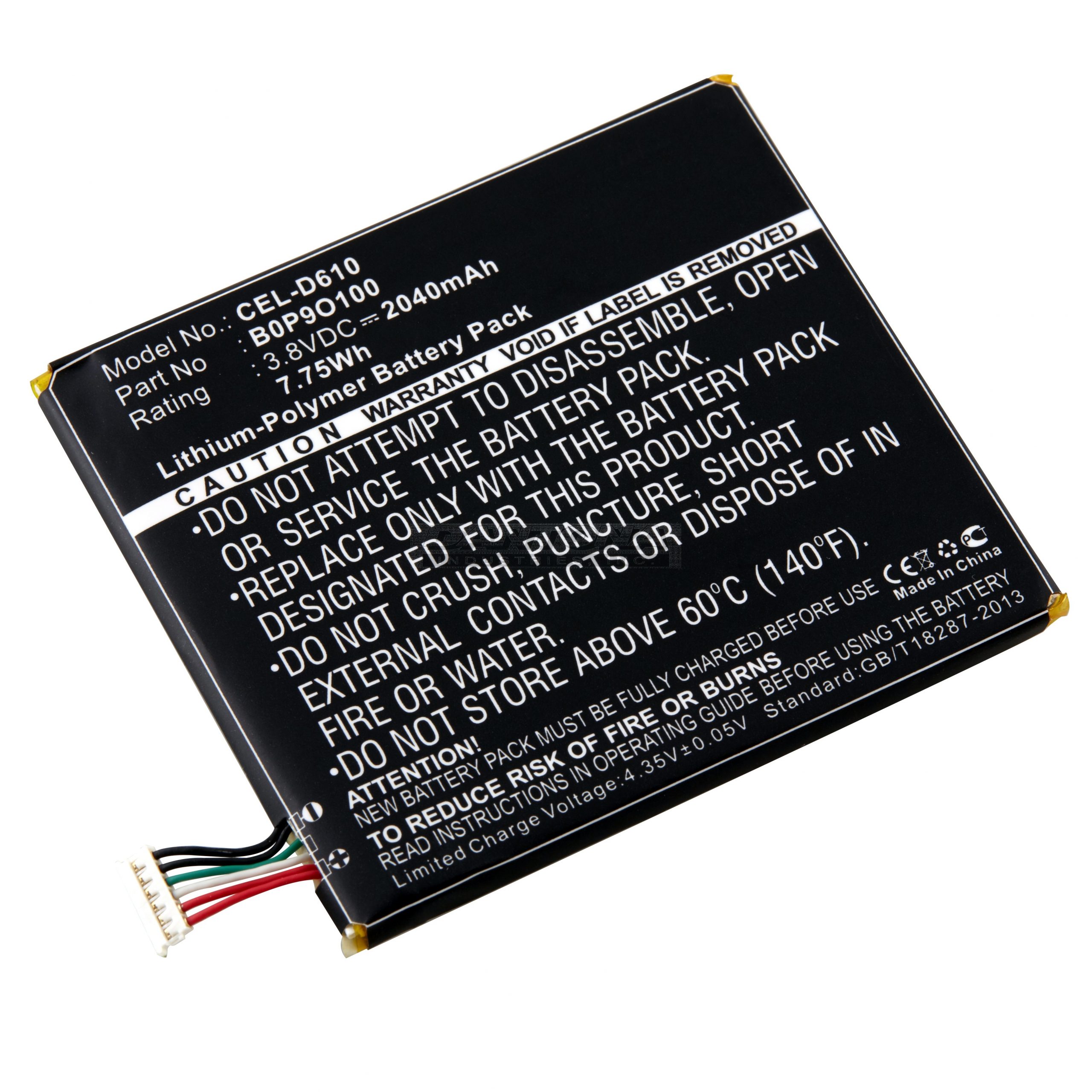 CEL-D610 - Dantona Batteries