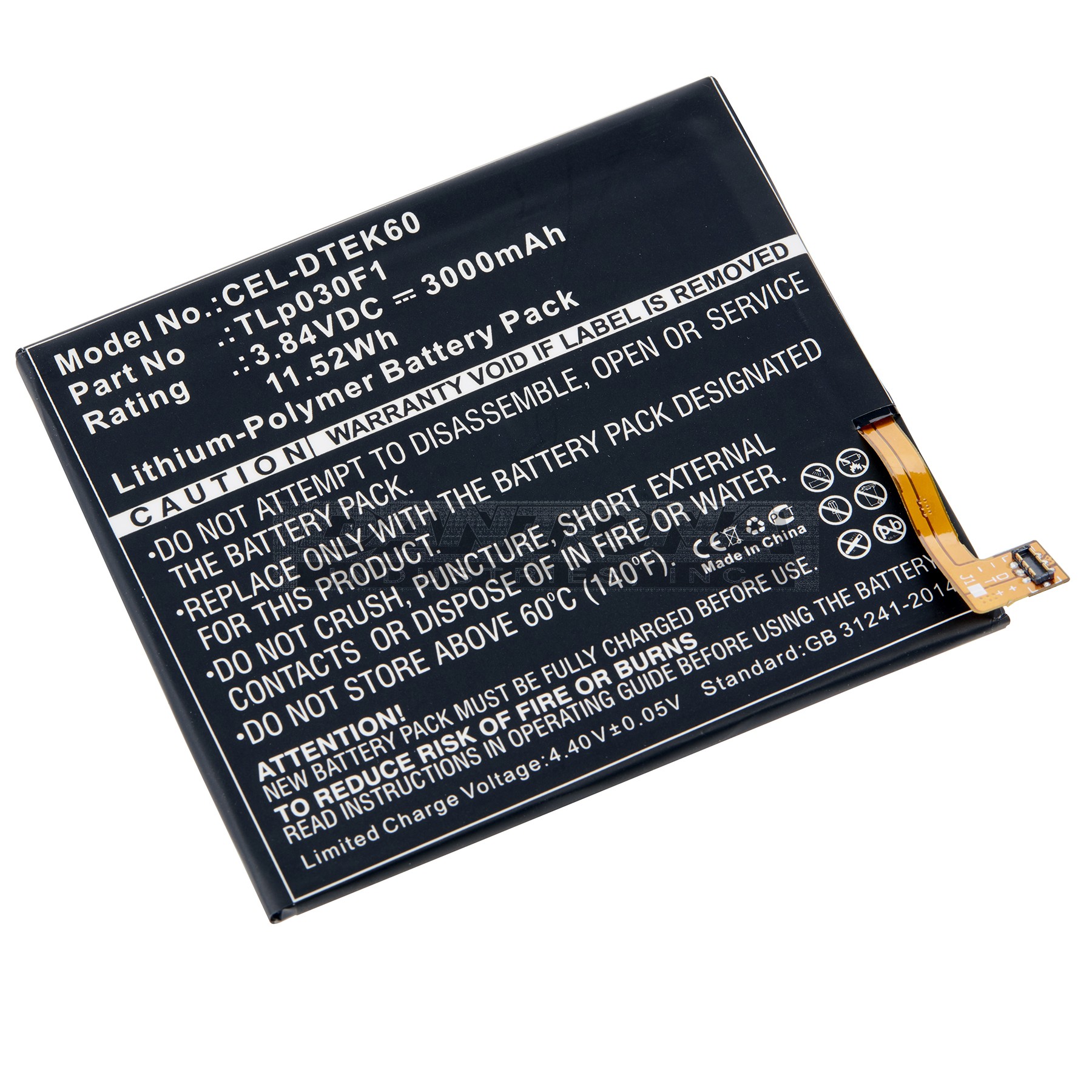 CEL-DTEK60 - Dantona Batteries