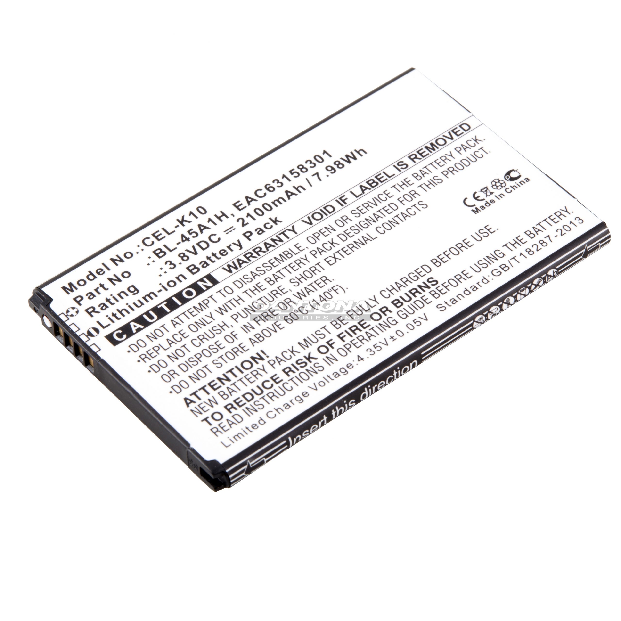 CEL-K10 - Dantona Batteries