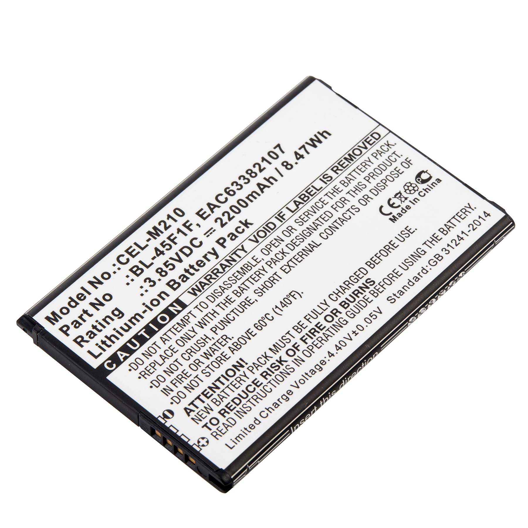 CEL-M210 - Dantona Batteries