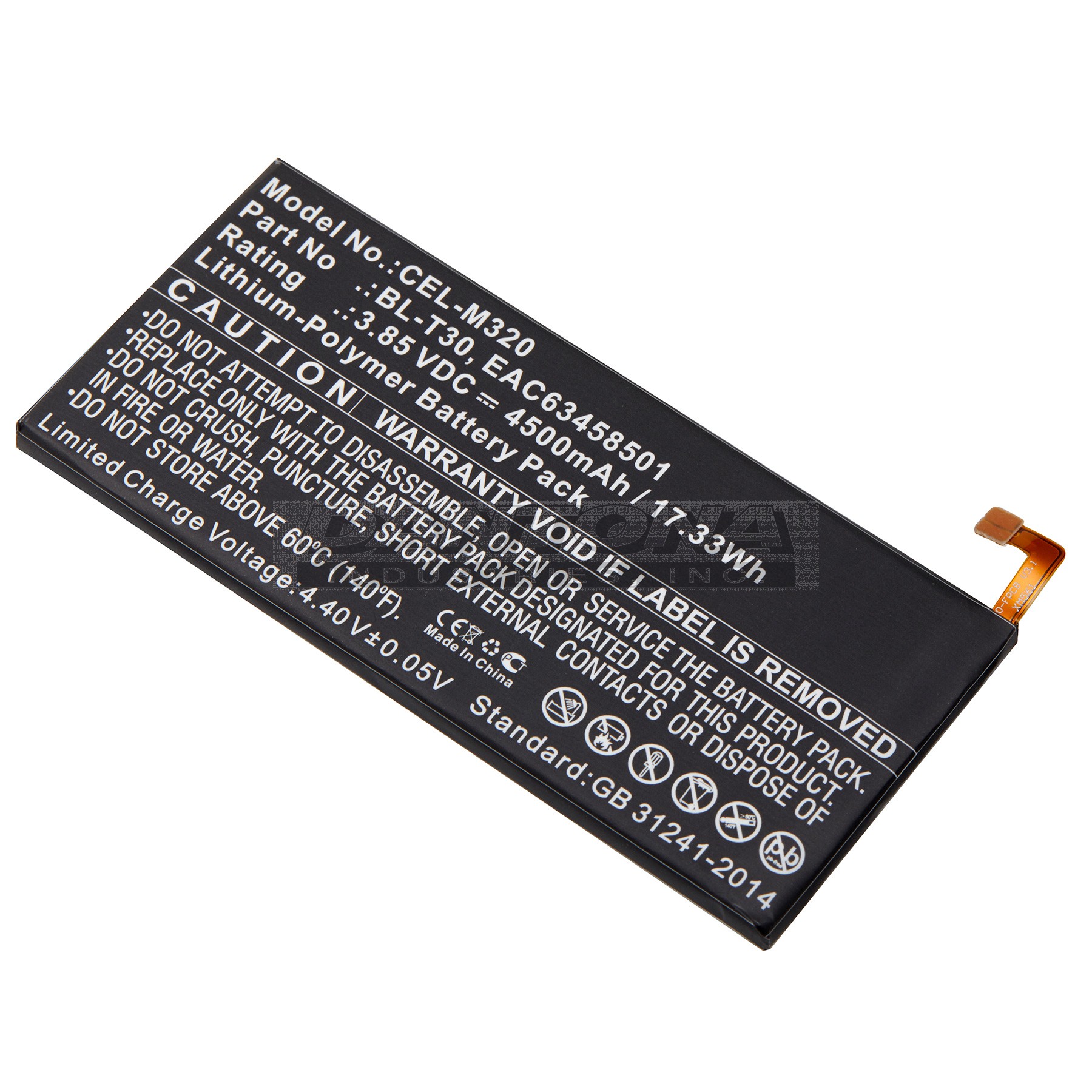 CEL-M320 - Dantona Batteries