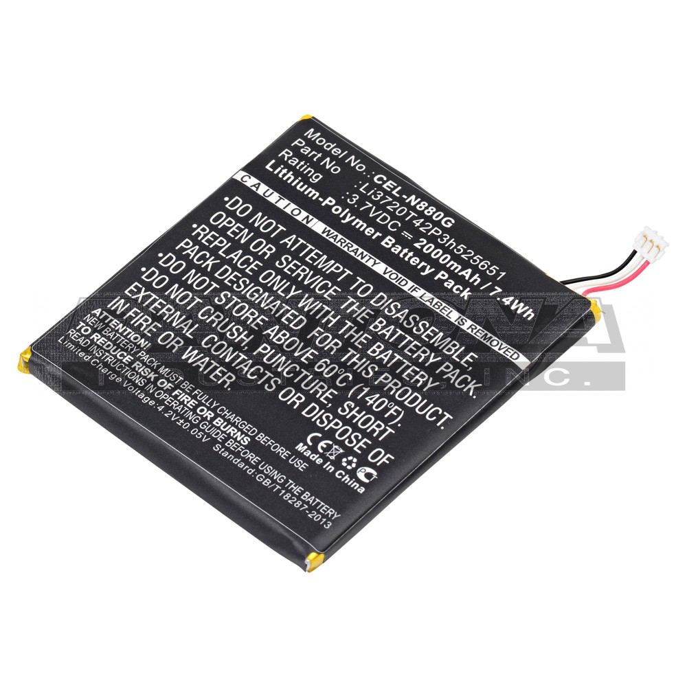 CEL-N880G - Dantona Batteries