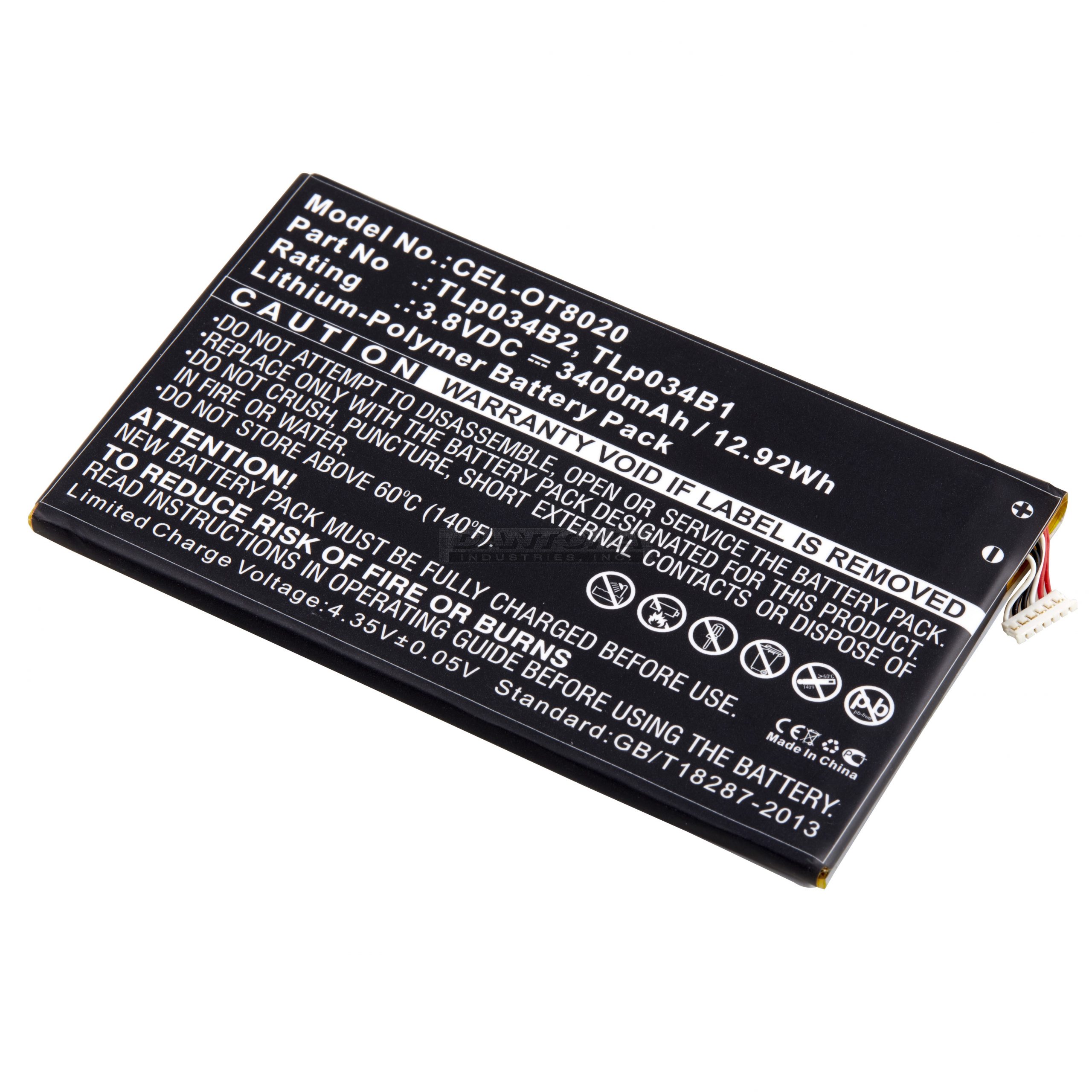 CEL-OT8020 - Dantona Batteries