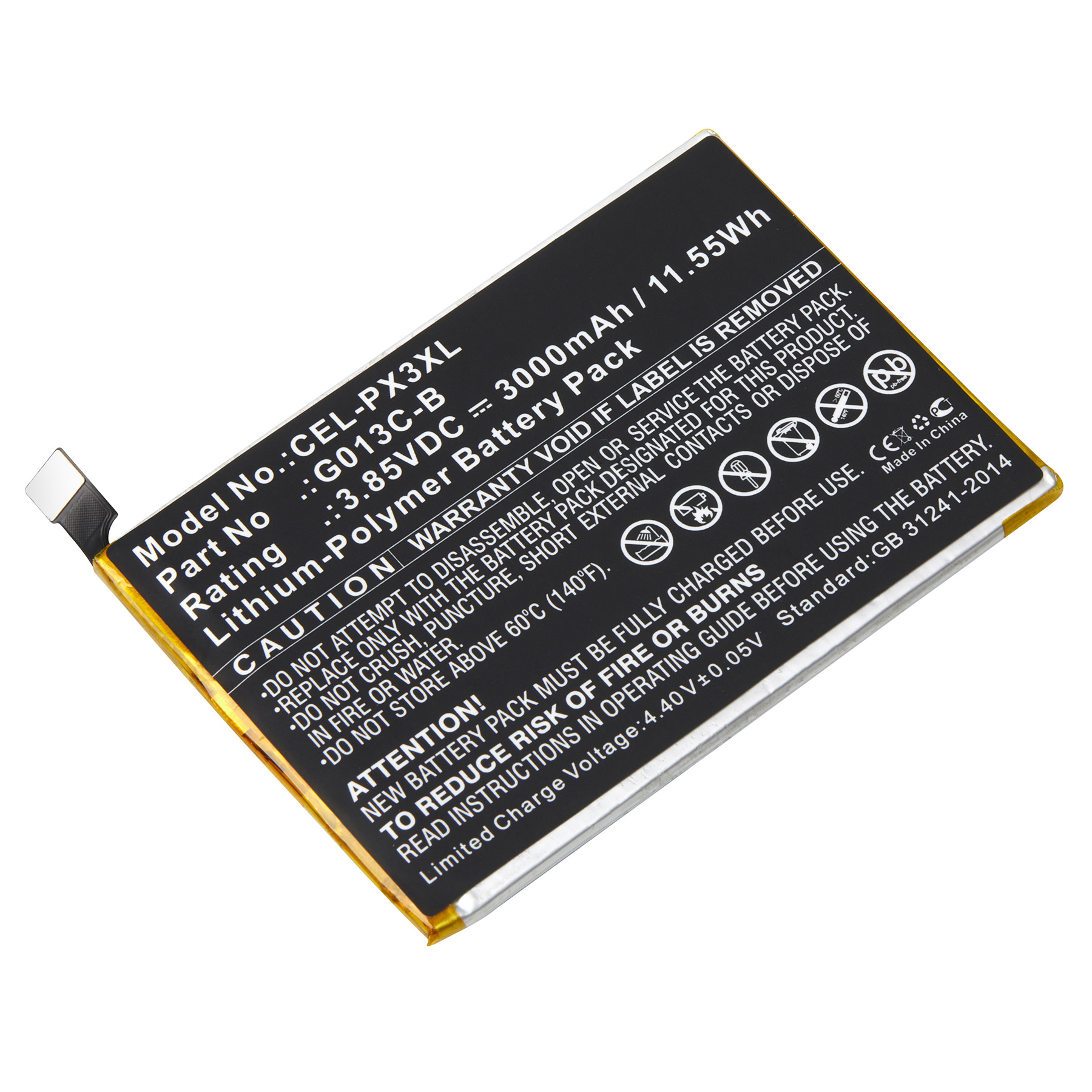 CEL-PX3XL - Dantona Batteries