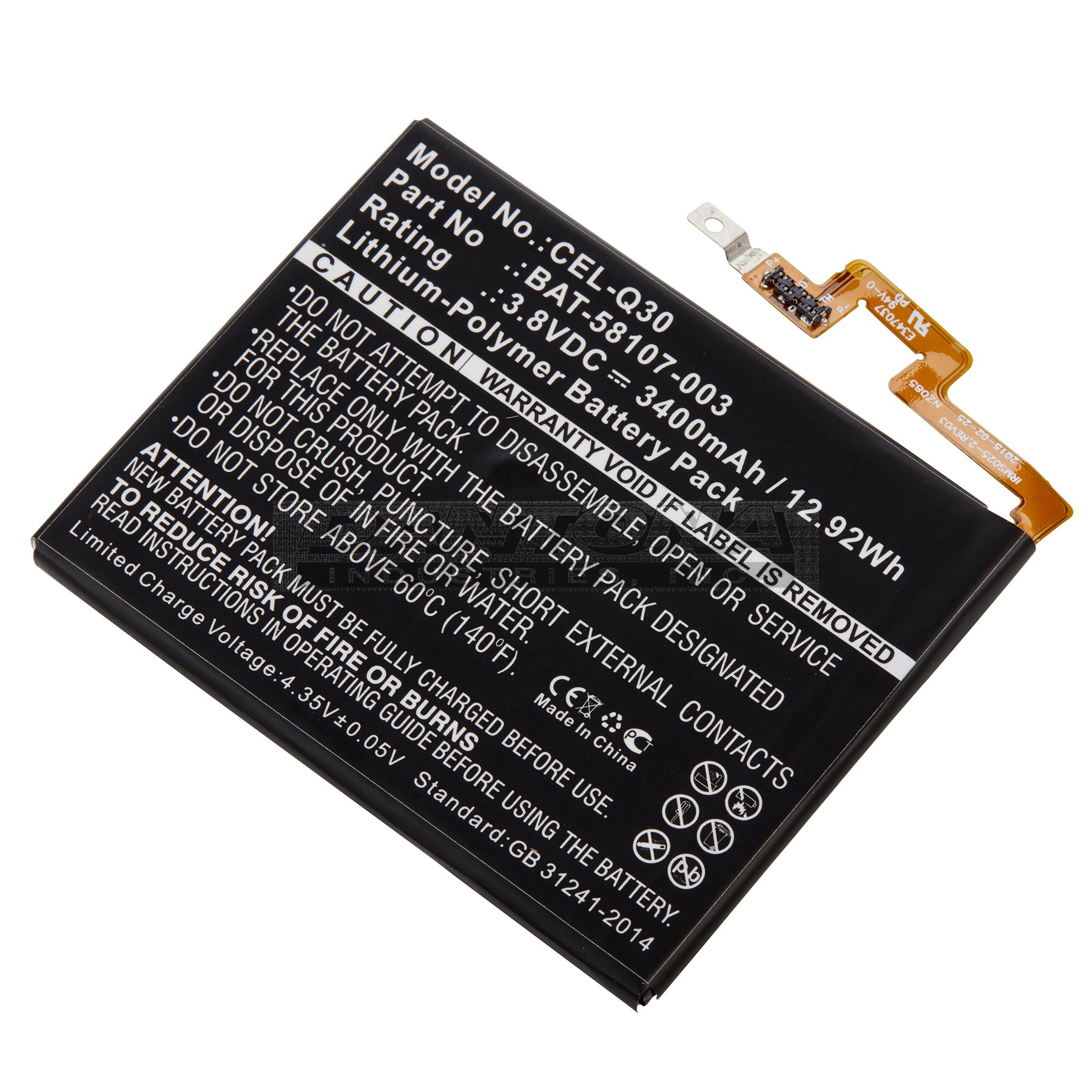 CEL-Q30 - Dantona Batteries