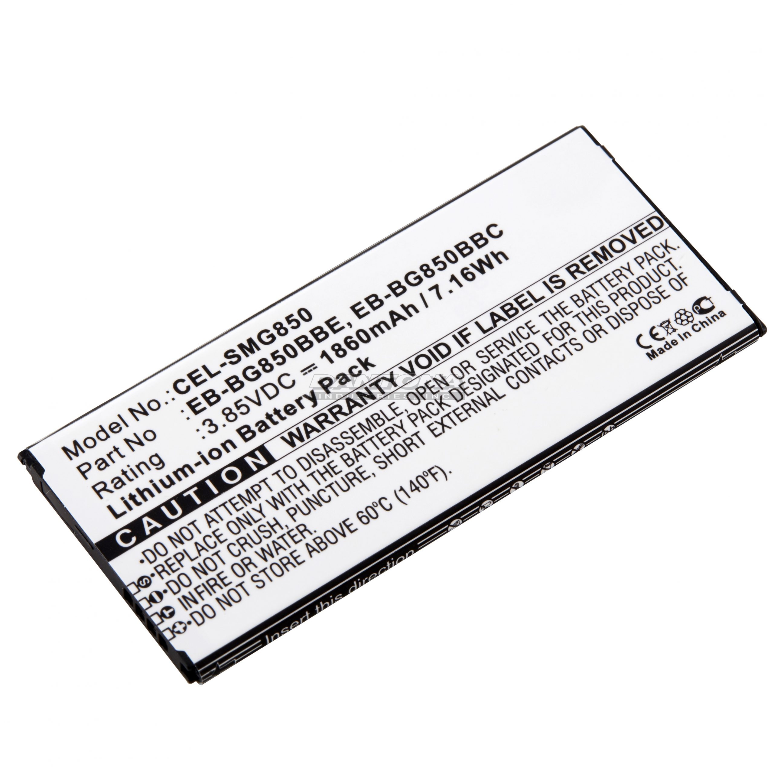 CEL-SMG850 - Dantona Batteries
