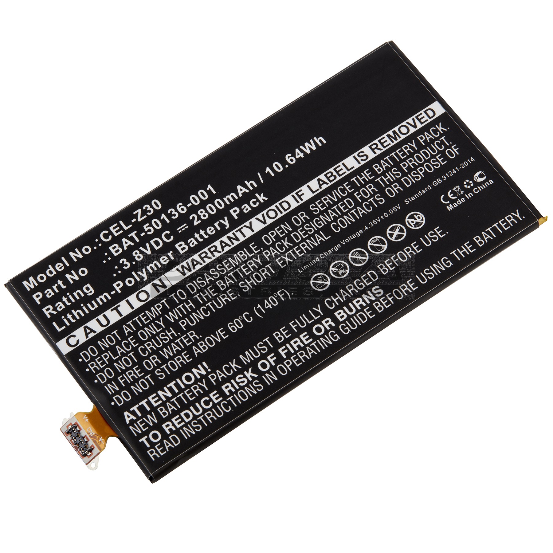 CEL-Z30 - Dantona Batteries