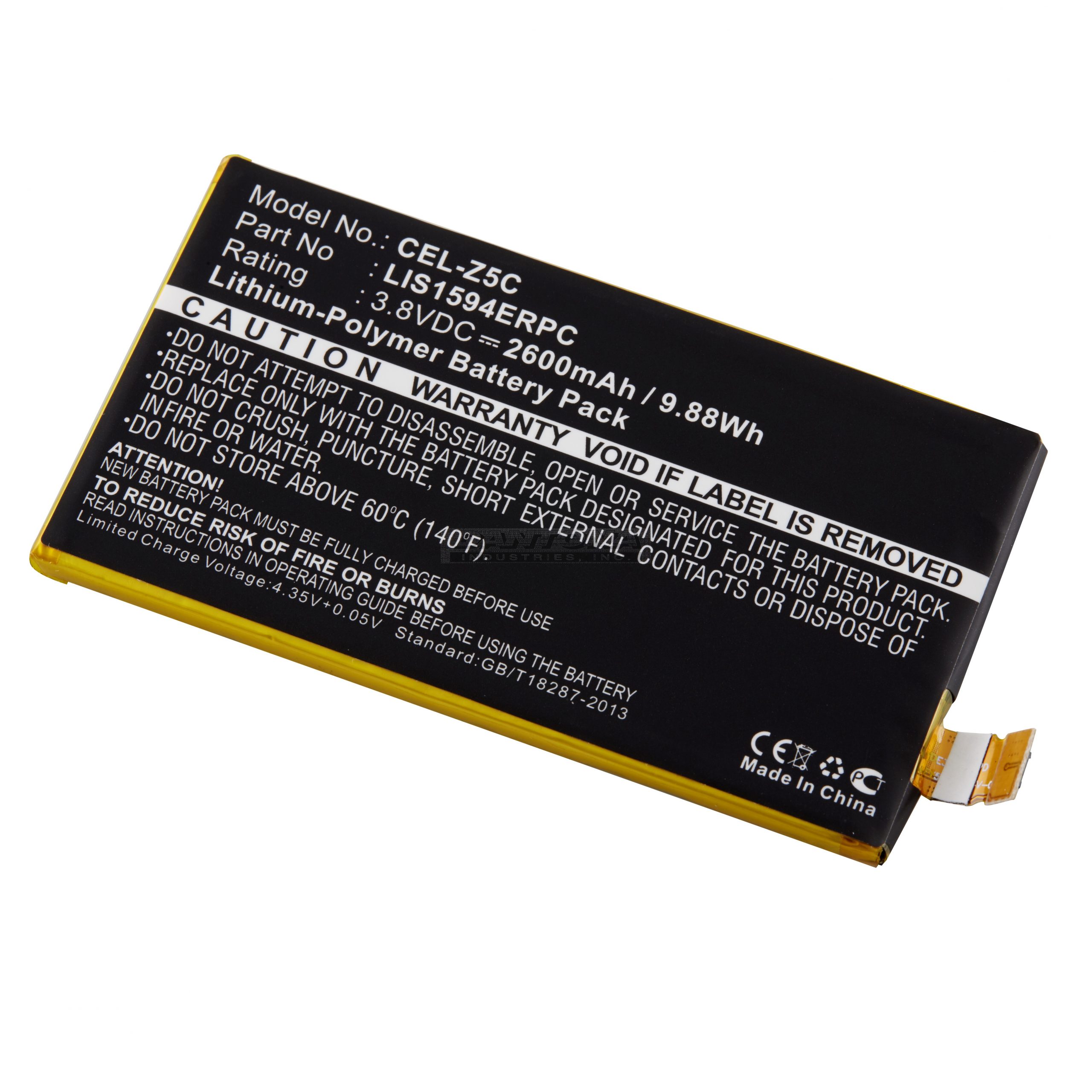 CEL-Z5C - Dantona Batteries