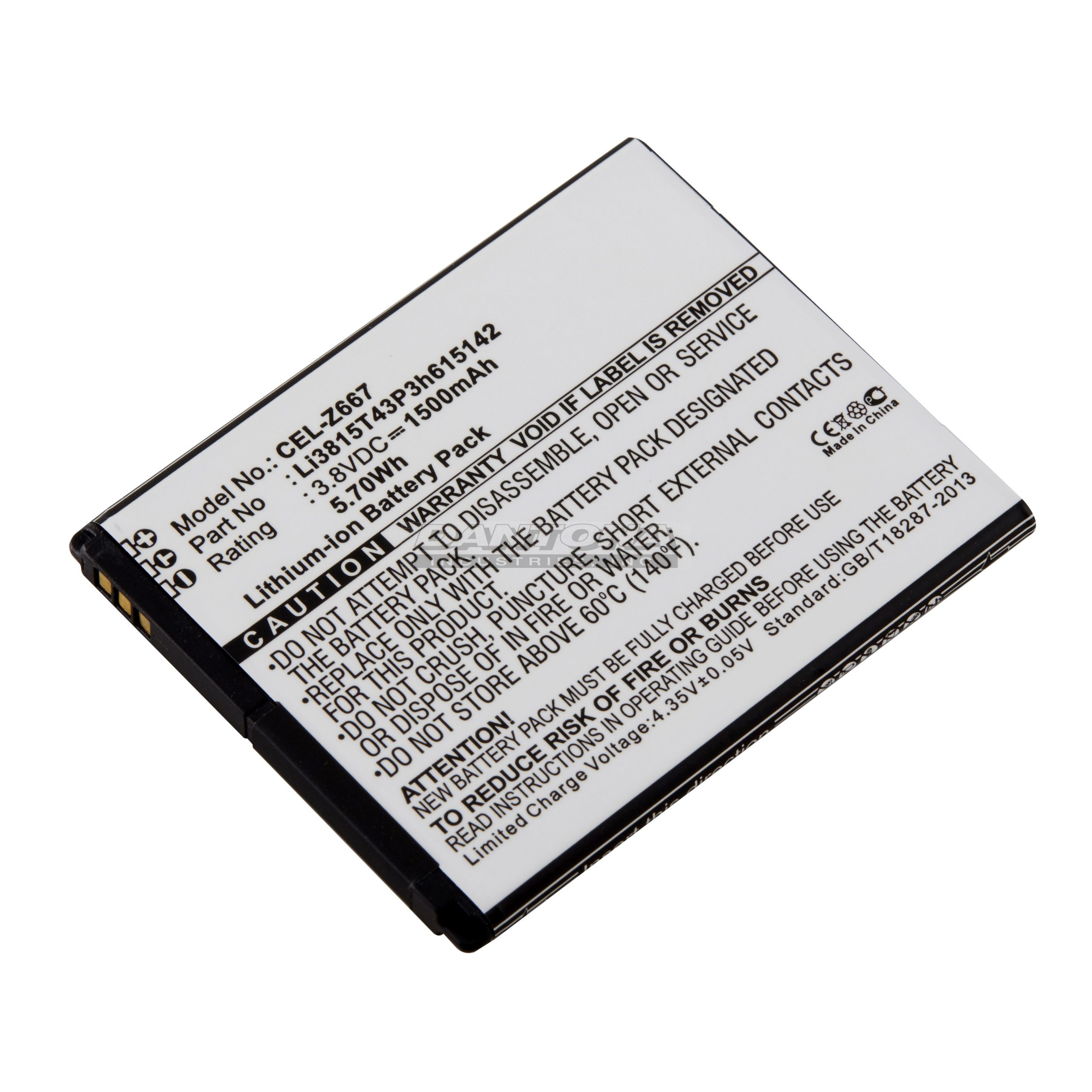 CEL-Z667 - Dantona Batteries